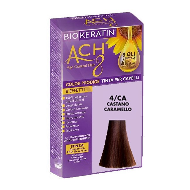 BIOKERATIN ACH8 COLOR PRODIGE 4/CA CASTANO CARAMELLO BIOKERATIN ACH8 COLOR PRODIGE 4/CA CASTANO CARAMELLO