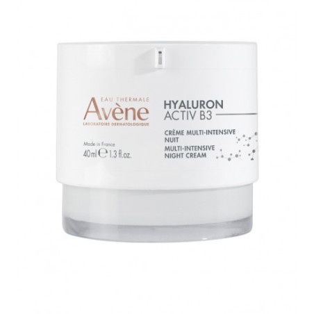 Vaso da 50 ml di Avene Hyaluron Activ B3 Crema Notte idratante antietà. Vaso da 50 ml di Avene Hyaluron Activ B3 Crema Notte idratante antietà.