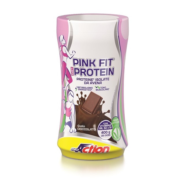 PROACTION PINK FIT PROTEIN AVENA SHAKE CIOCCOLATO 400 G PROACTION PINK FIT PROTEIN AVENA SHAKE CIOCCOLATO 400 G