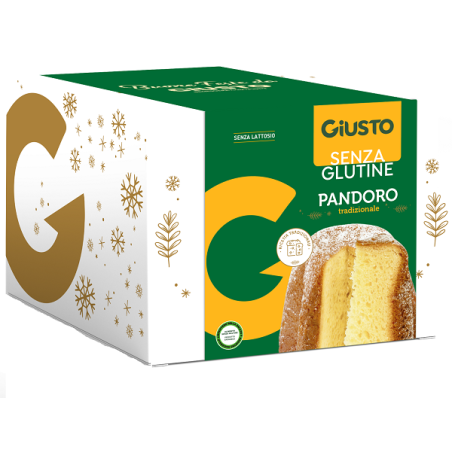 GIUSTO SENZA GLUTINE PANDORO 400 G GIUSTO SENZA GLUTINE PANDORO 400 G