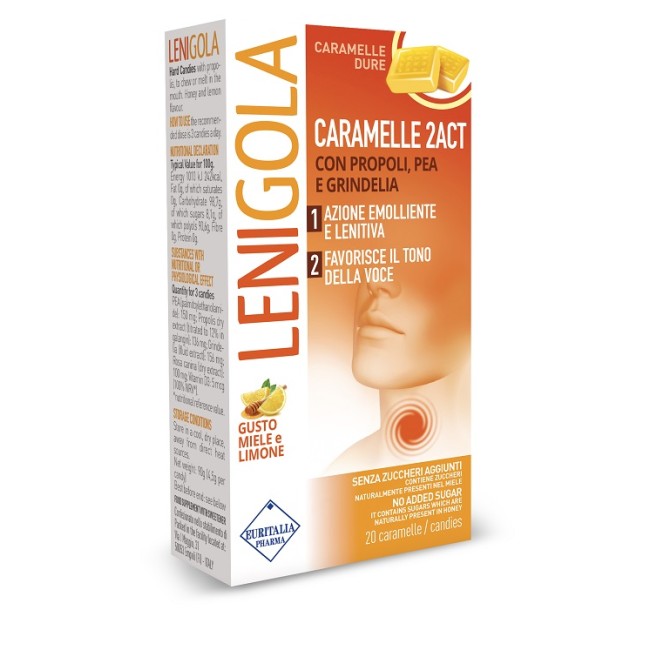 Lenigola 2act Caramelle Dure 20 Pezzi