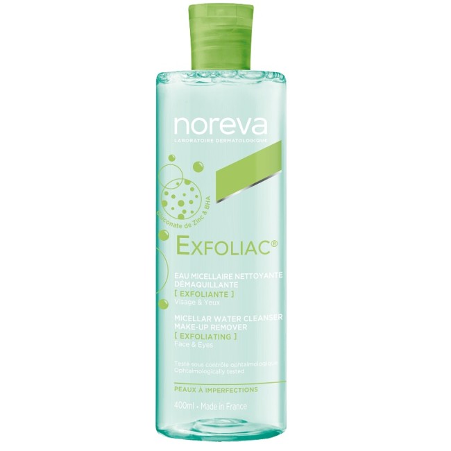 EXFOLIAC ACQUA MICELLARE DETERGENTE STRUCCANTE ESFOLIANTE 400 ML EXFOLIAC ACQUA MICELLARE DETERGENTE STRUCCANTE ESFOLIANTE 400 ML