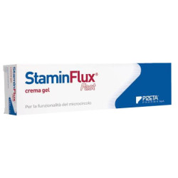 Confezione da 100 ml di Staminflux Fast Crema Gel Vasoprotettiva E Linfodrenante Per Il Trofismo Del Microcircolo.