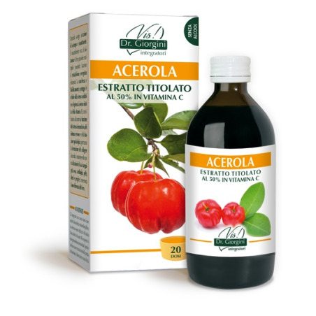 ACEROLA ESTRATTO TITOLATO AL 50% 200 ML ACEROLA ESTRATTO TITOLATO AL 50% 200 ML