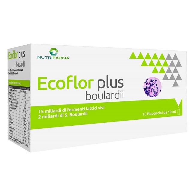 ECOFLOR PLUS BOULARDII 10 FLACONCINI ECOFLOR PLUS BOULARDII 10 FLACONCINI