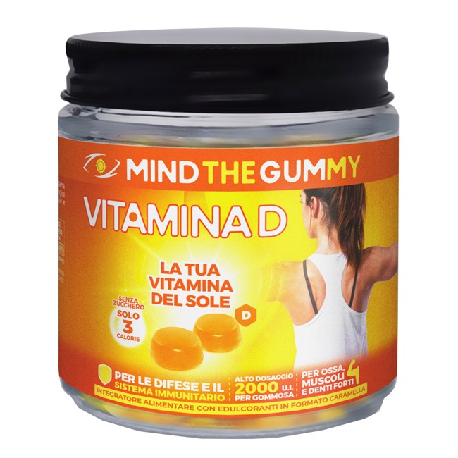 MIND THE GUMMY VITAMINA D 30 PASTIGLIE GOMMOSE GUSTO LIMONE SENZA ZUCCHERO MIND THE GUMMY VITAMINA D 30 PASTIGLIE GOMMOSE GUSTO LIMONE SENZA ZUCCHERO