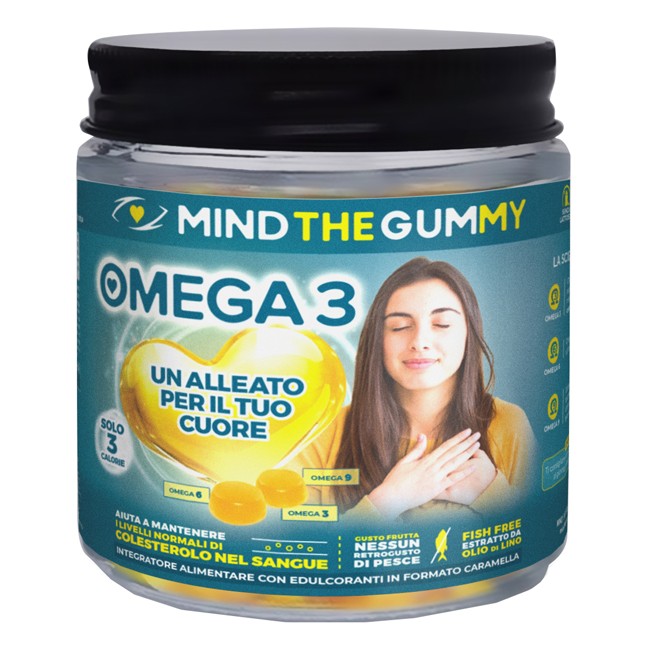 Mind The Gummy Omega3 60 Pastiglie Gommose Gusto Mix Di Frutta Senza Zucchero Mind The Gummy Omega3 60 Pastiglie Gommose Gusto Mix Di Frutta Senza Zucchero