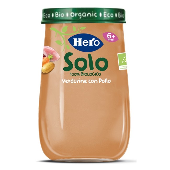 HERO BABY SOLO OMOGENEIZZATO POLLO VERDURE 190 G HERO BABY SOLO OMOGENEIZZATO POLLO VERDURE 190 G