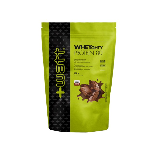 WHEYGHTY PROTEIN 80 CACAO DOYPACK 750 G WHEYGHTY PROTEIN 80 CACAO DOYPACK 750 G
