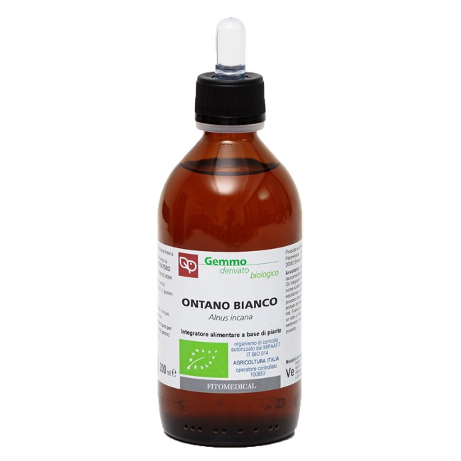 MACERATO GLICERINATO ONTANO BIANCO BIO 200 ML MACERATO GLICERINATO ONTANO BIANCO BIO 200 ML