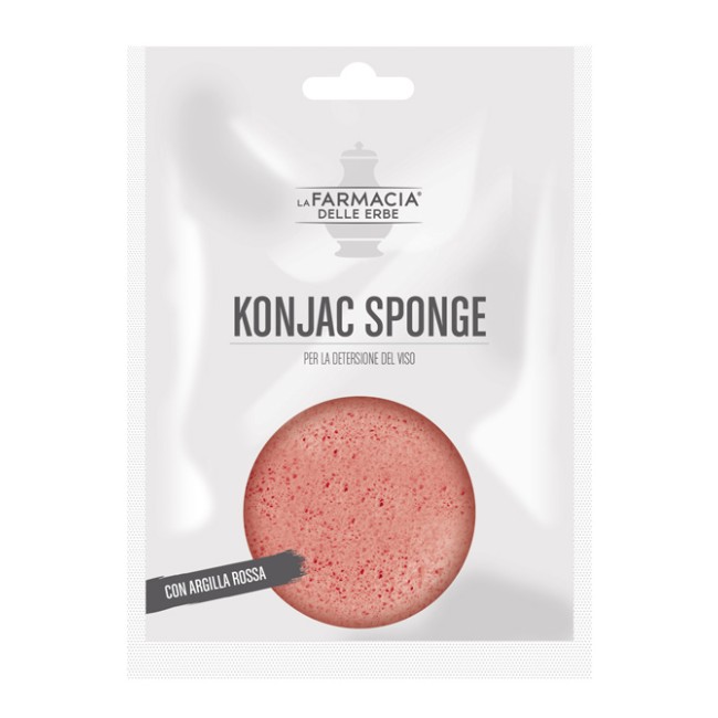 FDE KONJAC SPONGE ARGILLA ROSSA 1 PEZZO FDE KONJAC SPONGE ARGILLA ROSSA 1 PEZZO