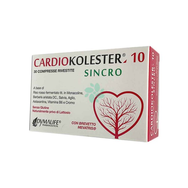 Cardiokolester 10 Sincro Integratore Per Colesterolo Alto 30 Compresse