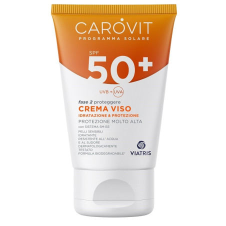 Carovit Programma Solare Crema Viso Spf50+ 50 Ml Carovit Programma Solare Crema Viso Spf50+ 50 Ml