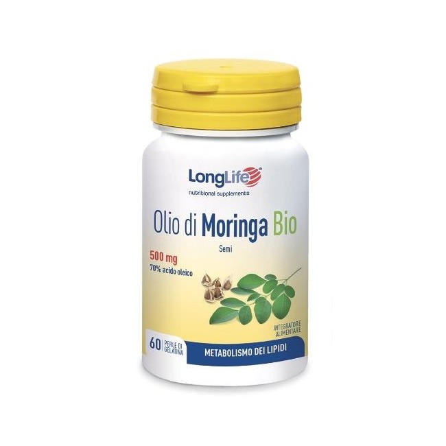 LONGLIFE OLIO DI MORINGA BIO 60 PERLE LONGLIFE OLIO DI MORINGA BIO 60 PERLE
