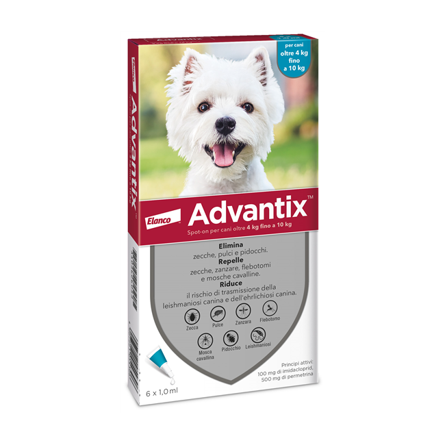 ADVANTIX SPOT ON*6PIP 4-10KG ADVANTIX SPOT ON*6PIP 4-10KG