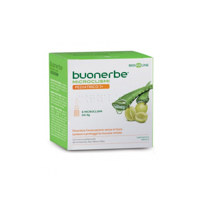 BUONERBE MICROCLISMI PEDIATRICO 1+ 6 PEZZI X 5 G BUONERBE MICROCLISMI PEDIATRICO 1+ 6 PEZZI X 5 G