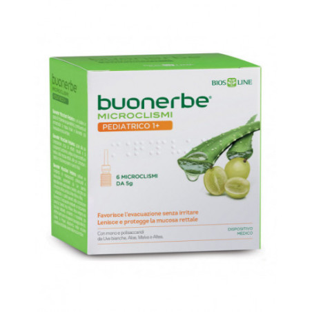BUONERBE MICROCLISMI PEDIATRICO 1+ 6 PEZZI X 5 G BUONERBE MICROCLISMI PEDIATRICO 1+ 6 PEZZI X 5 G