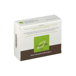 Confezione da 60 capsule di OTI Colest 500 Integratore Per Il Metabolismo Dei Trigliceridi.