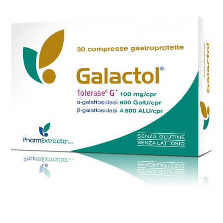Confezione da 30 compresse di Galactol Integratore Per Intolleranza A Glutine e Lattosio. Confezione da 30 compresse di Galactol Integratore Per Intolleranza A Glutine e Lattosio.