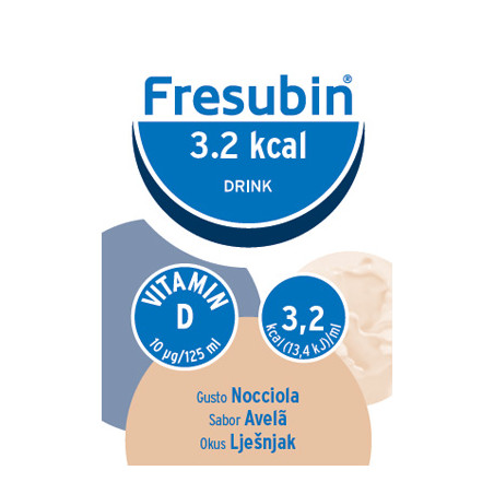 FRESUBIN 3,2 KCAL DRINK NOCCIOLA 4 X 125 ML