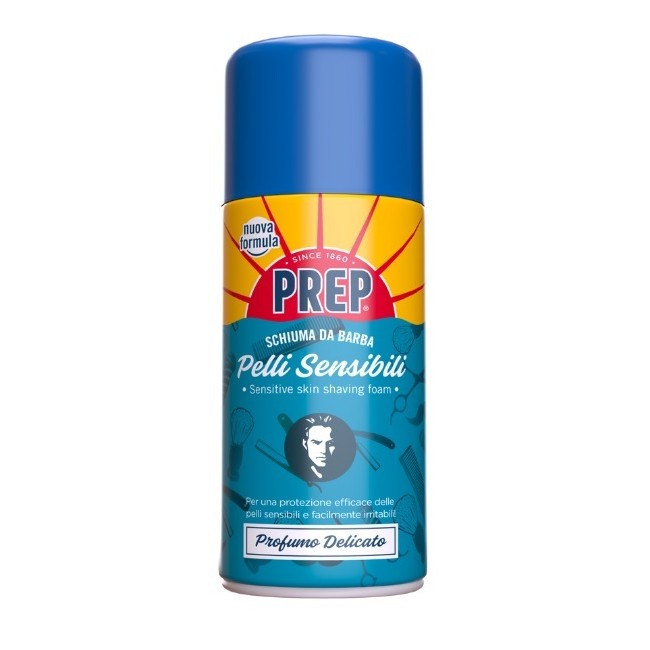 PREP SCHIUMA BARBA PELLI SENSIBILI 300 ML PREP SCHIUMA BARBA PELLI SENSIBILI 300 ML