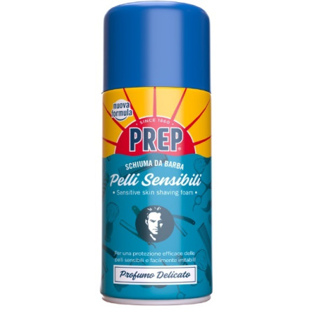 PREP SCHIUMA BARBA PELLI SENSIBILI 300 ML PREP SCHIUMA BARBA PELLI SENSIBILI 300 ML