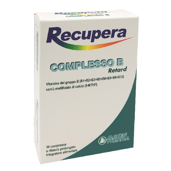 RECUPERA COMPLESSO B RETARD 30 COMPRESSE RECUPERA COMPLESSO B RETARD 30 COMPRESSE