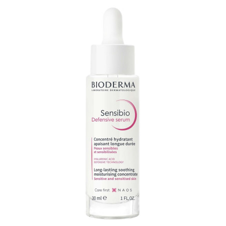 Flacone da 30 ml di Bioderma Sensibio Defensive Siero Concentrato Lenitivo