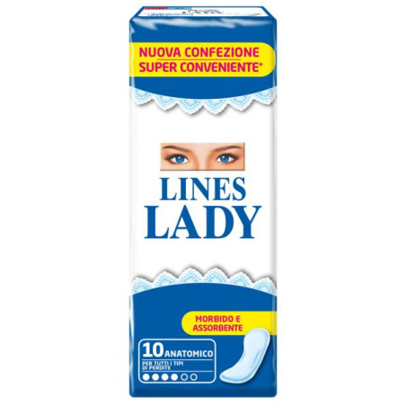 Lines Lady Anatomico 10 Pezzi Lines Lady Anatomico 10 Pezzi