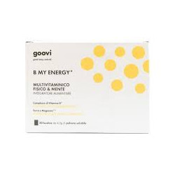 Goovi B My Energy Integratore vitamine B magnesio ferro 20 bustine gusto agrumi