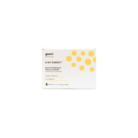 Goovi B My Energy Integratore vitamine B magnesio ferro 20 bustine gusto agrumi