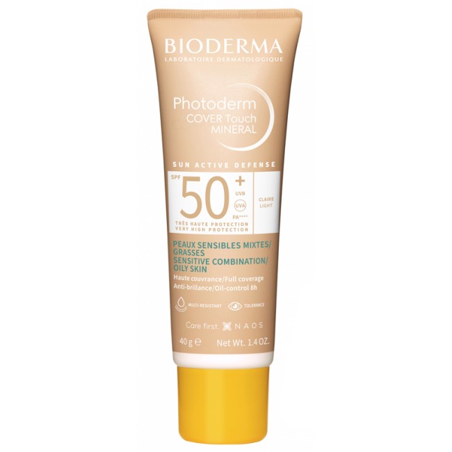 PHOTODERM COVER TOUCH MINERAL CLAIRE SPF50+ 40 ML PHOTODERM COVER TOUCH MINERAL CLAIRE SPF50+ 40 ML