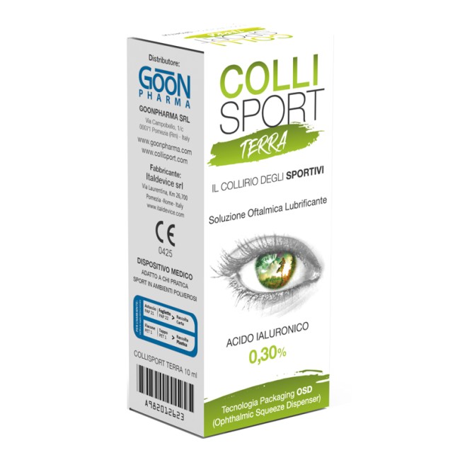 COLLISPORT TERRA SOLUZIONE OFTALMICA LUBRIFICANTE 10 ML COLLISPORT TERRA SOLUZIONE OFTALMICA LUBRIFICANTE 10 ML