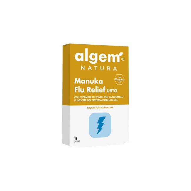 ALGEM MANUKA FLU RELIEF URTO 15 CAPSULE ALGEM MANUKA FLU RELIEF URTO 15 CAPSULE