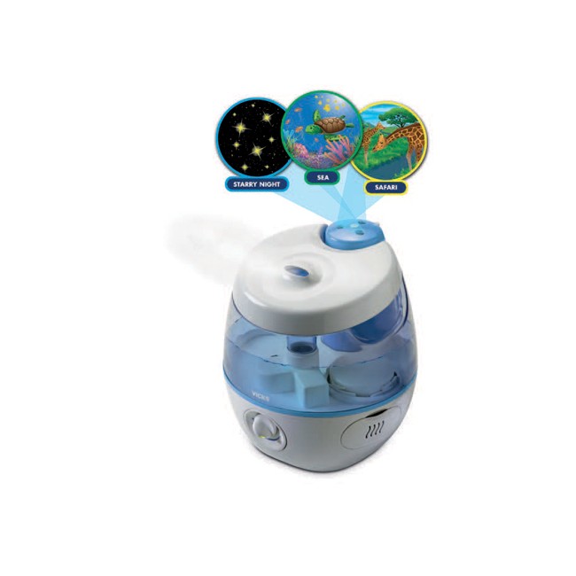 VICKS SWEETDREAMS UMIDIFICATORE A ULTRASUONI CON PROIETTORE IMMAGINI VICKS SWEETDREAMS UMIDIFICATORE A ULTRASUONI CON PROIETTORE IMMAGINI