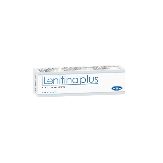 Tubo da 50 Ml di Lenitina Plus crema emolliente idratante e lenitiva. Tubo da 50 Ml di Lenitina Plus crema emolliente idratante e lenitiva.