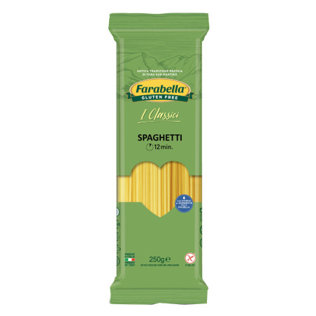 FARABELLA SPAGHETTI PASTA SENZA GLUTINE 250 G FARABELLA SPAGHETTI PASTA SENZA GLUTINE 250 G