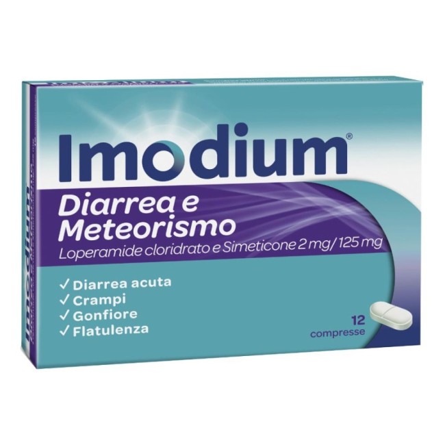 IMODIUM DIARREA E METEOR*12CPR IMODIUM DIARREA E METEOR*12CPR