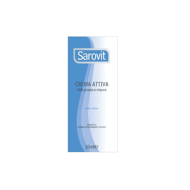 SAROVIT CREMA PELLI GRASSE/IMPURE 30 ML SAROVIT CREMA PELLI GRASSE/IMPURE 30 ML