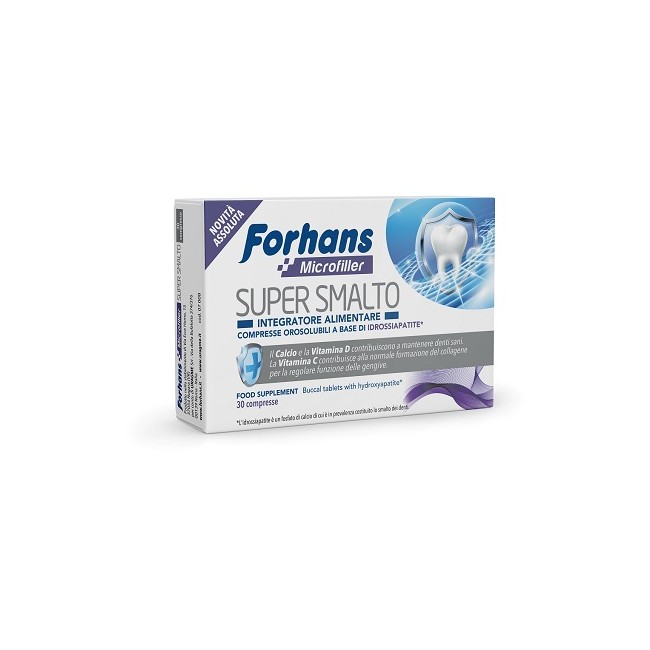 FORHANS MICROFILLER SUPER SMALTO 30 COMPRESSE OROSOLUBILI FORHANS MICROFILLER SUPER SMALTO 30 COMPRESSE OROSOLUBILI