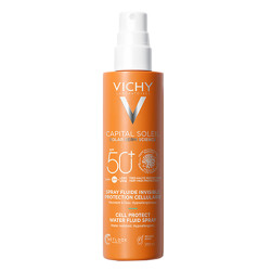 Flacone spray da 200 ml di Vichy Capital Soleil Latte Spray Spf 50+