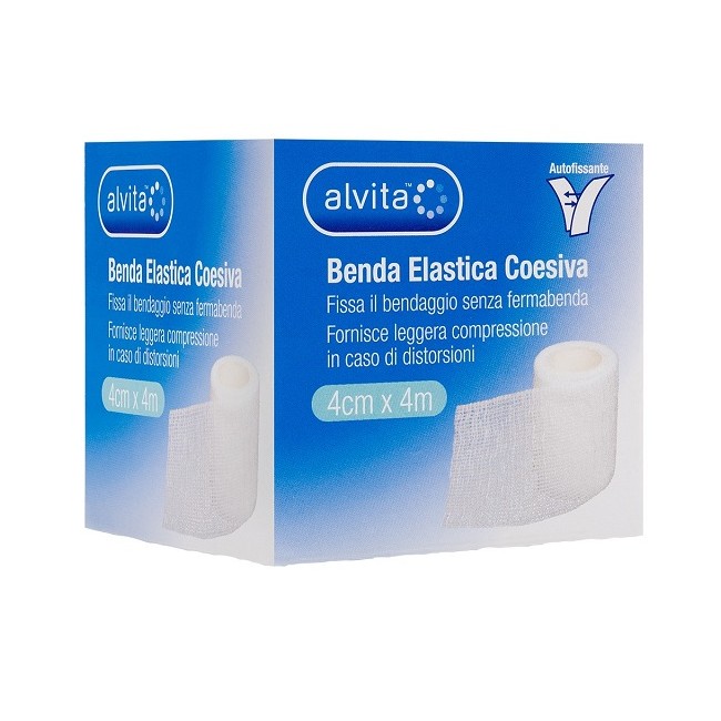 BENDA ELASTICA COESIVA ALVITA 4X4 BENDA ELASTICA COESIVA ALVITA 4X4