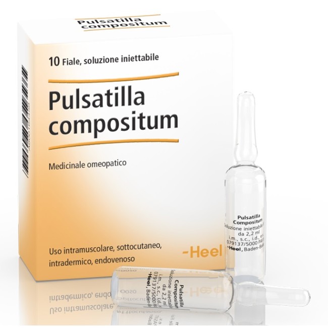 HEEL PULSATILLA COMPOSITUM 10 FIALE DA 2,2 ML L'UNA HEEL PULSATILLA COMPOSITUM 10 FIALE DA 2,2 ML L'UNA