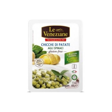 LE VENEZIANE CHICCHE DI PATATE AGLI SPINACI 500 G
