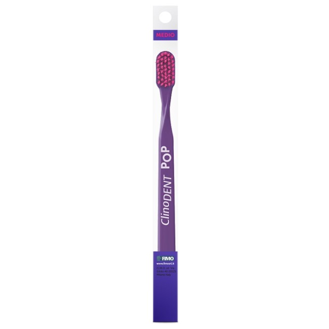 CLINODENT POP VIOLA SPAZZOLINO DA DENTI MEDIO CLINODENT POP VIOLA SPAZZOLINO DA DENTI MEDIO