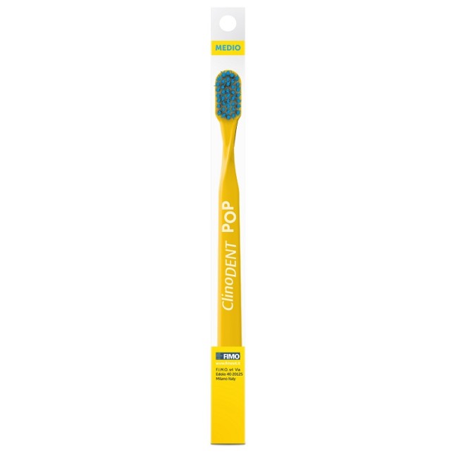 CLINODENT POP GIALLO SPAZZOLINO DA DENTI MEDIO CLINODENT POP GIALLO SPAZZOLINO DA DENTI MEDIO