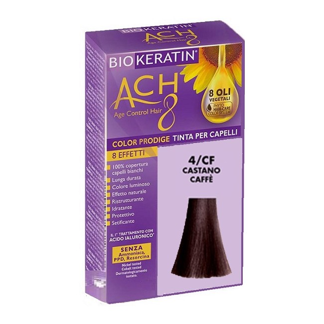 BIOKERATIN ACH8 COLOR PRODIGE 4/CF CASTANO CAFFE' BIOKERATIN ACH8 COLOR PRODIGE 4/CF CASTANO CAFFE'
