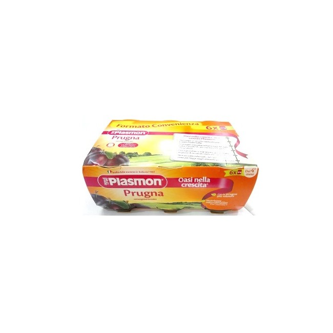 PLASMON OMOGENEIZZATO PRUGNA 6 X 104 G PLASMON OMOGENEIZZATO PRUGNA 6 X 104 G