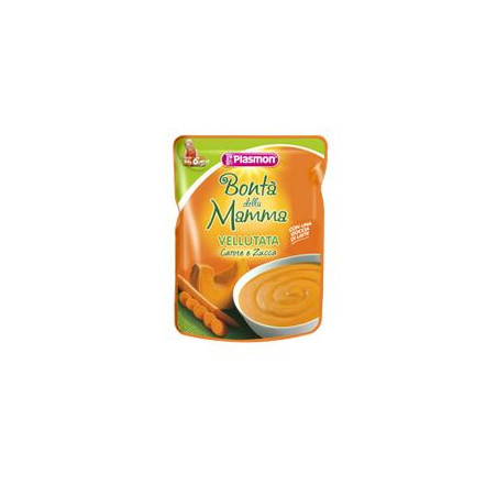 PLASMON POUCHES VELLUTATA DI CAROTE E ZUCCA 180 G PLASMON POUCHES VELLUTATA DI CAROTE E ZUCCA 180 G