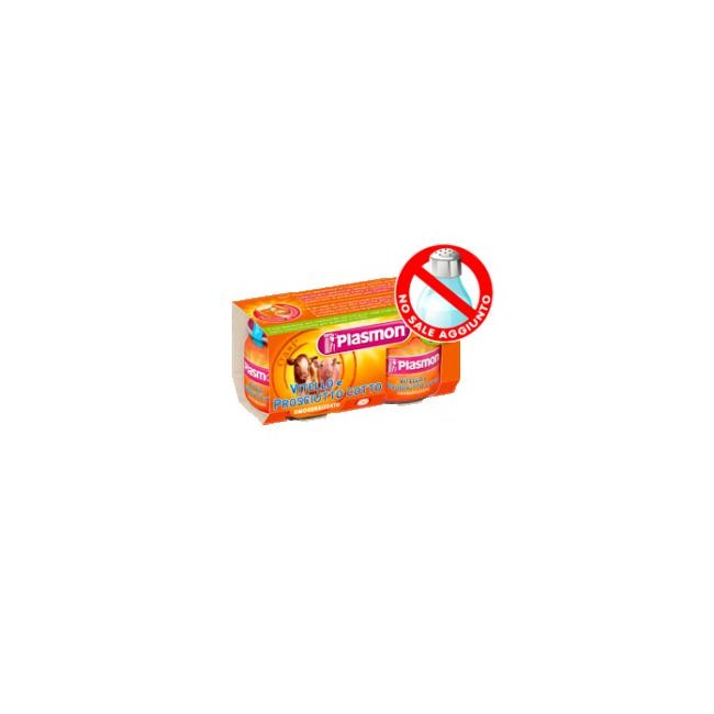 PLASMON OMOGENEIZZATO VITELLO PROSCIUTTO COTTO 80 G X 2 PEZZI PLASMON OMOGENEIZZATO VITELLO PROSCIUTTO COTTO 80 G X 2 PEZZI